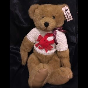 TEDDY BEAR 1994 Soft Tan Stuffed Animal RARE w/TAG